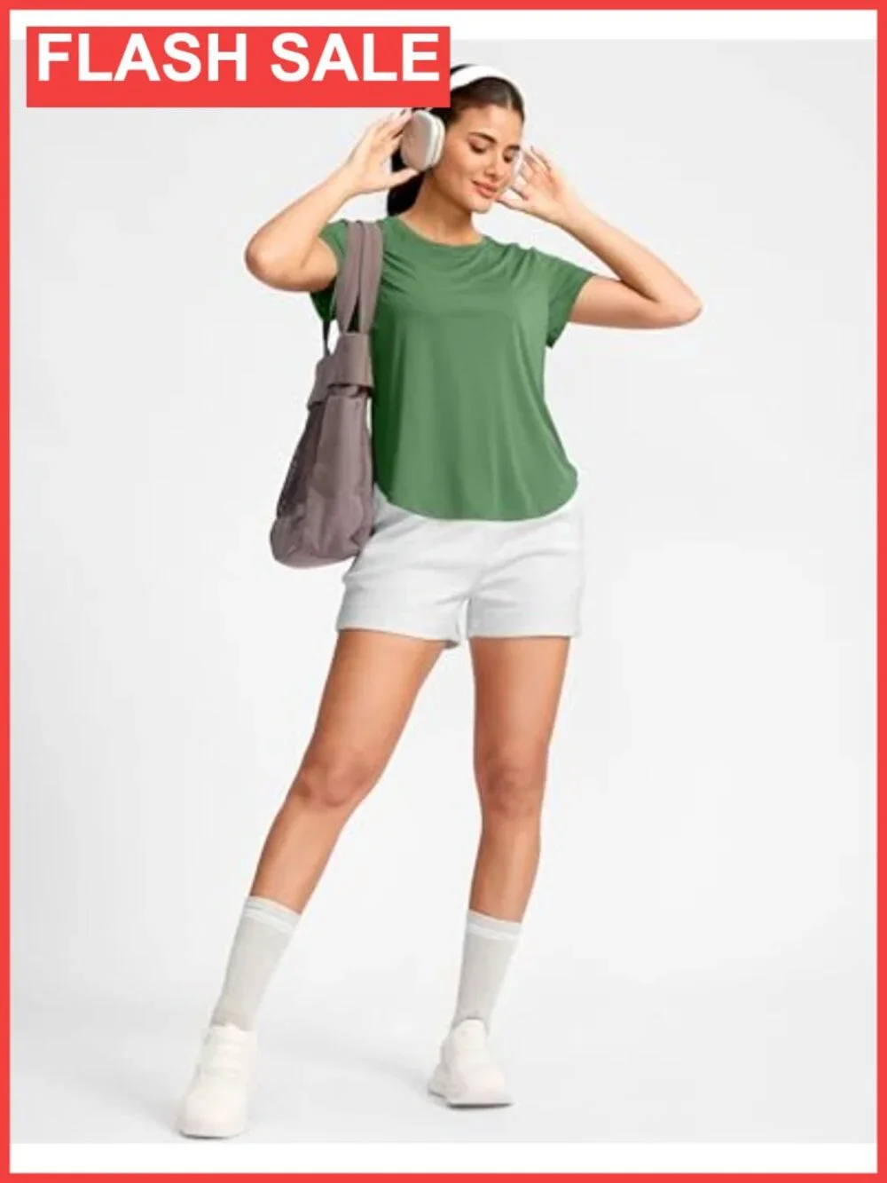 Women's Quick Dry Athletic Workout T-Shirt UPF 50+ Crew Neck Short Sleeve